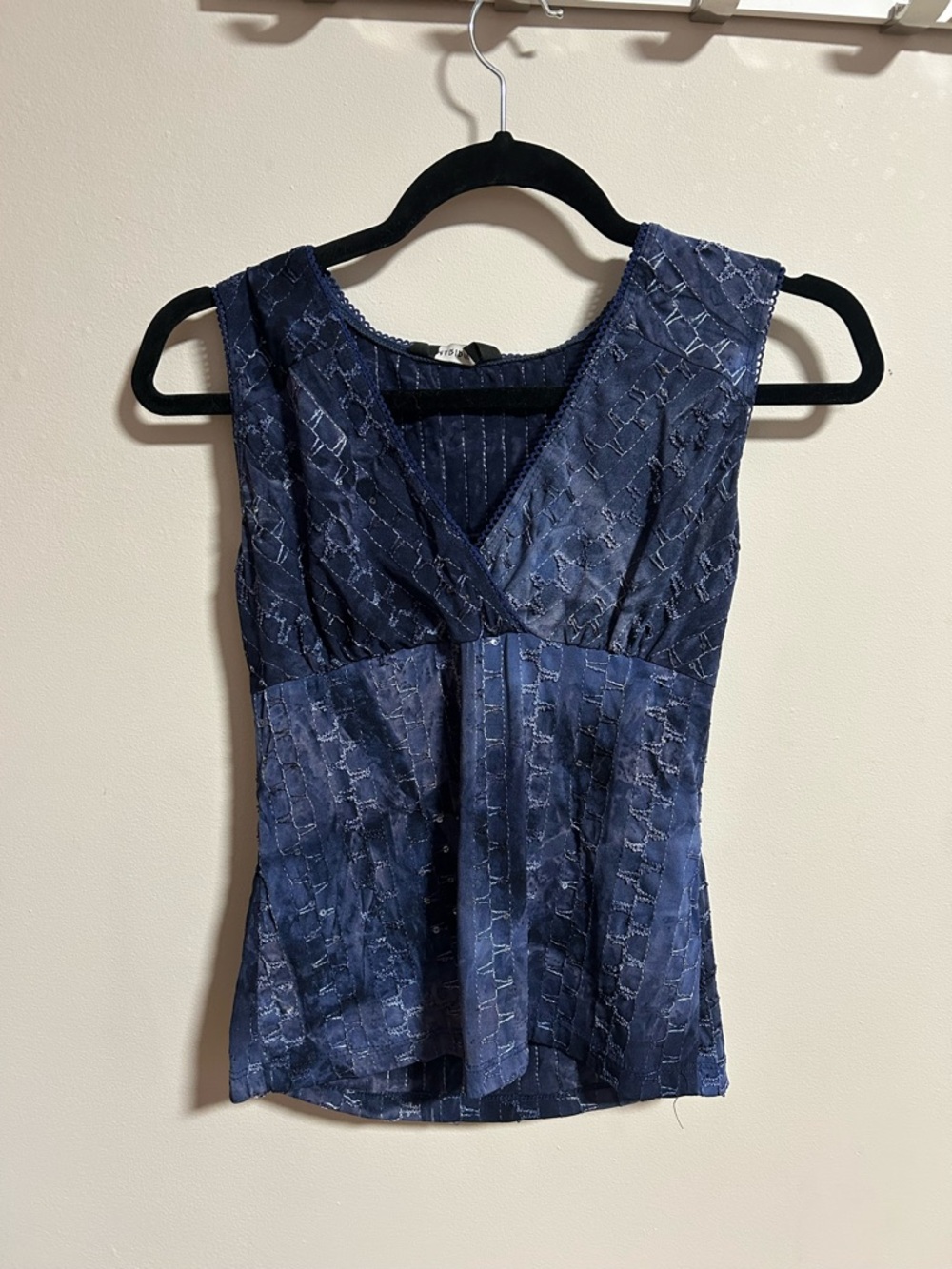 Y2K Sequinned V-Neck Tank